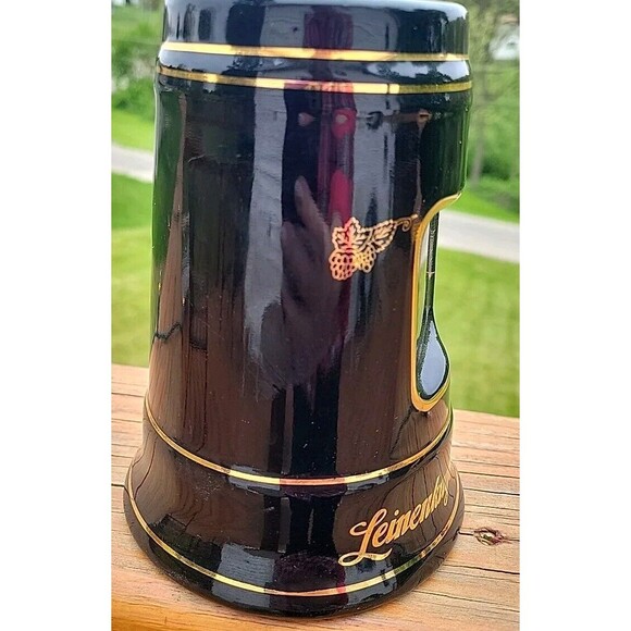 Leinenkugel's Brewing Co. Limited Beer Stein Black Mug Gold Trim - Picture 4 of 13